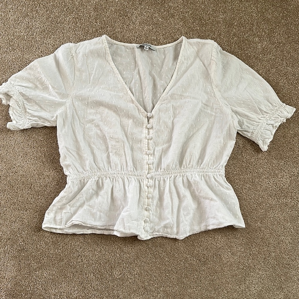 Madewell White Blouse